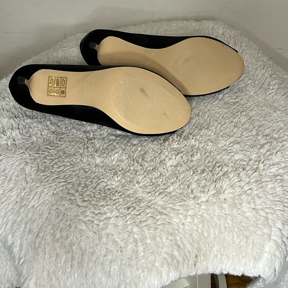 NIB Paradox London  Women's Prunella Pump, Size 8.5 M. Rhinestones Black satin. - Picture 5 of 6